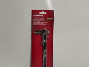Husky 5-Inch Vernier Caliper – Precision Measuring Tool for Depth, Inside, and Outside Measurements